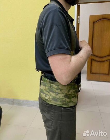 Боевой пояс с баллистической защитой и лямками Бр1