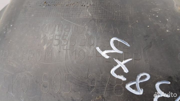 Защита арок (подкрылок) Volkswagen Golf 6, 2010