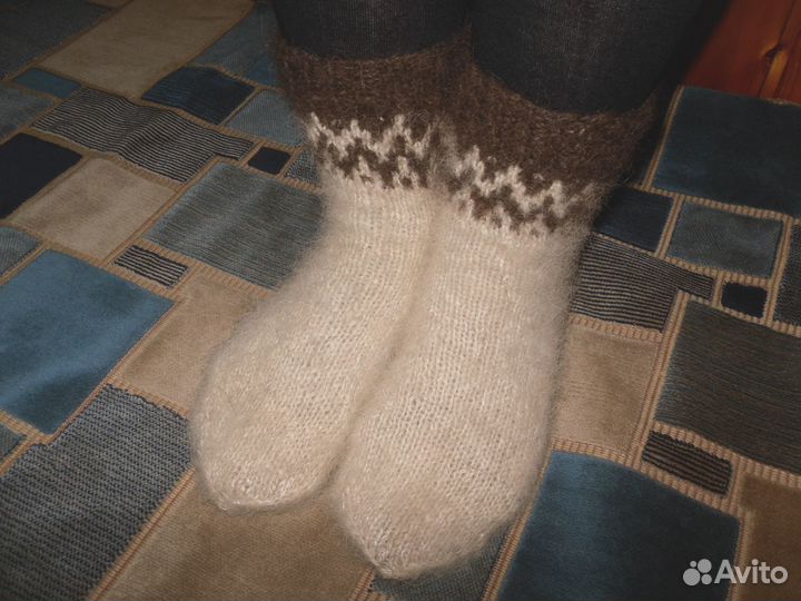 Носки женские из собачьей шерсти