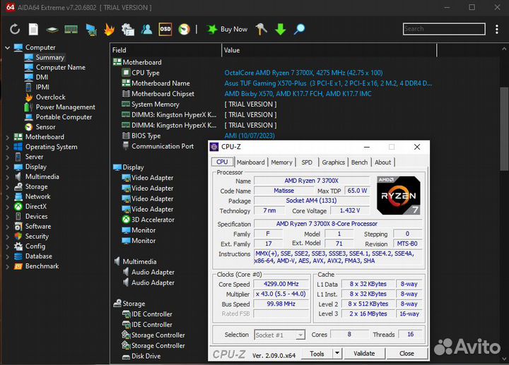Amd ryzen 7 3700x