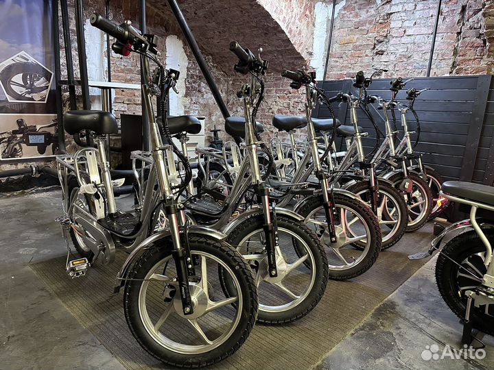 Электровелосипед V12 lux 60w/12ah колхозник