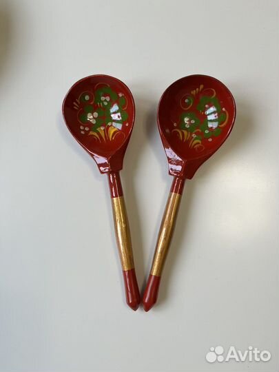 Деревянные ложки Хохлома