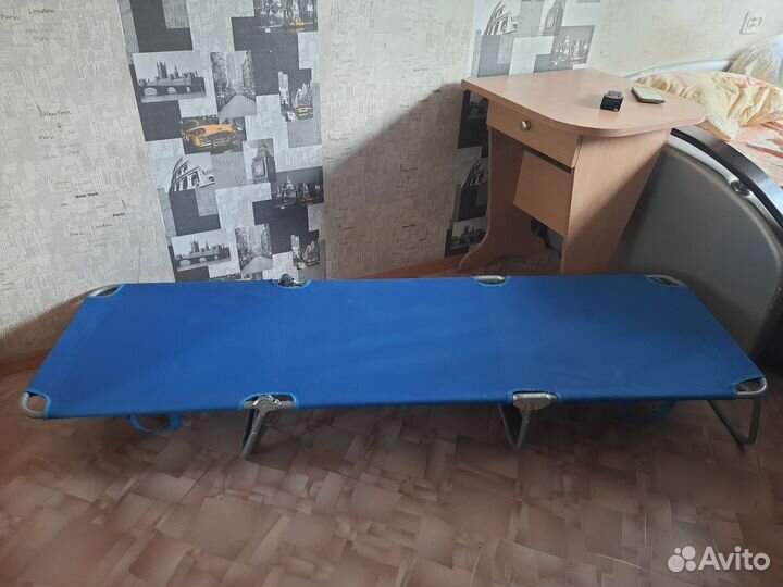 Раскладушка компактная, кемпинговая, до 100кг