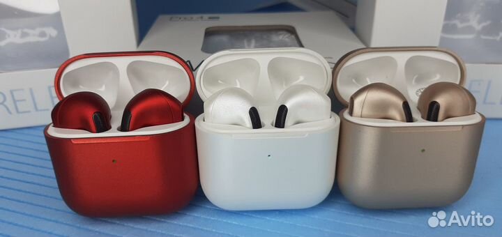 Беспроводные наушники Pro4 Жемчужные 3 цвета