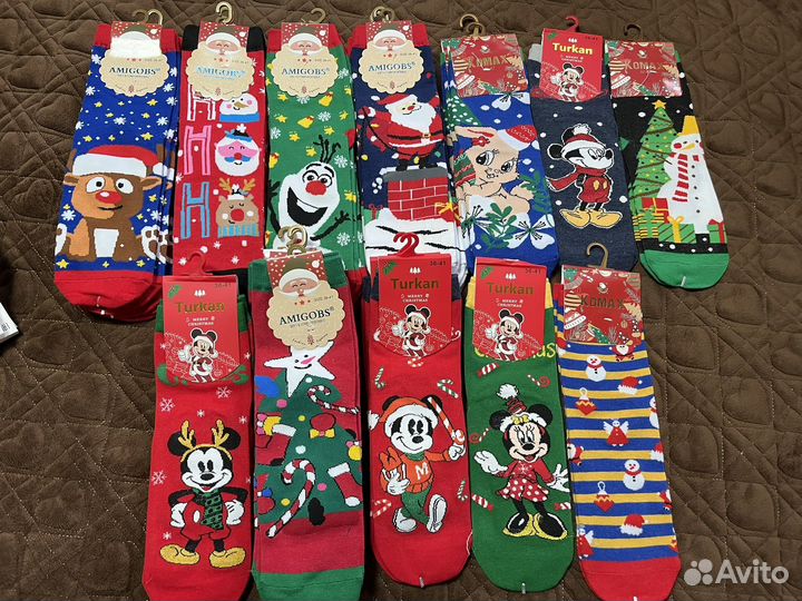 Новогодние носки