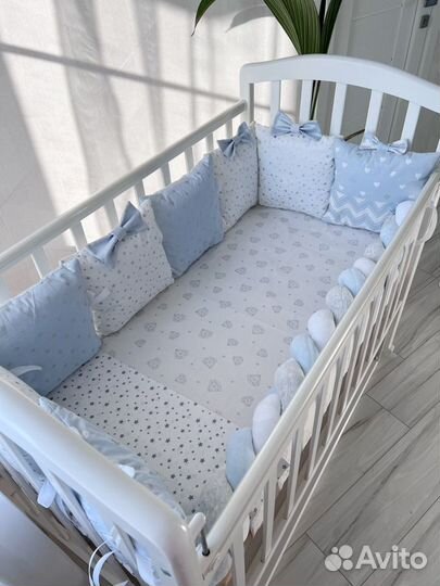 Бортики в кроватку новые