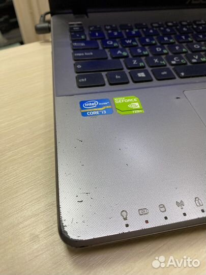 Ноутбук asus x550c/core i3/gt 720m