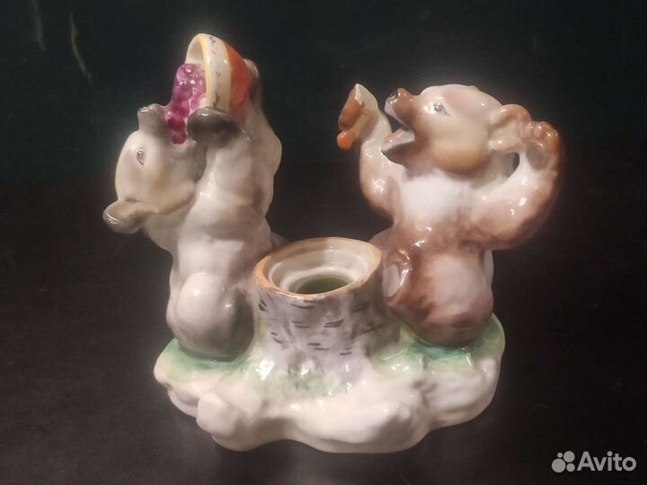 Статуэтка медведи лфз