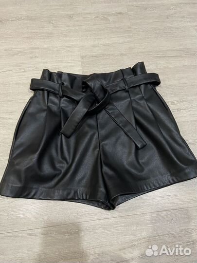 Шорты женские кожаные 46 48