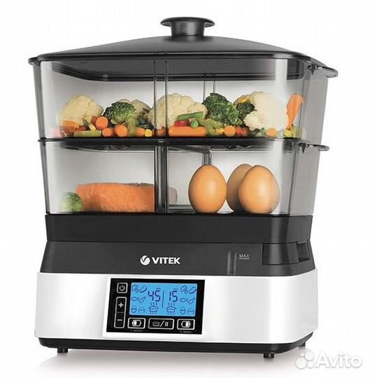 Пароварка Vitek VT-1560 BK