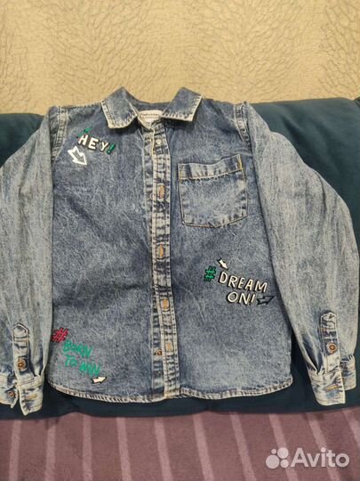 Джинсовая рубашка