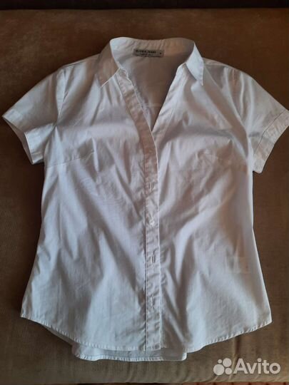 Блузка белая для девочек 164