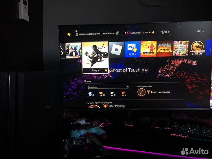 Ps4 pro 1tb 700Игр