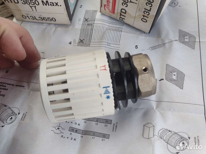 Термоголовка danfoss 3650 max