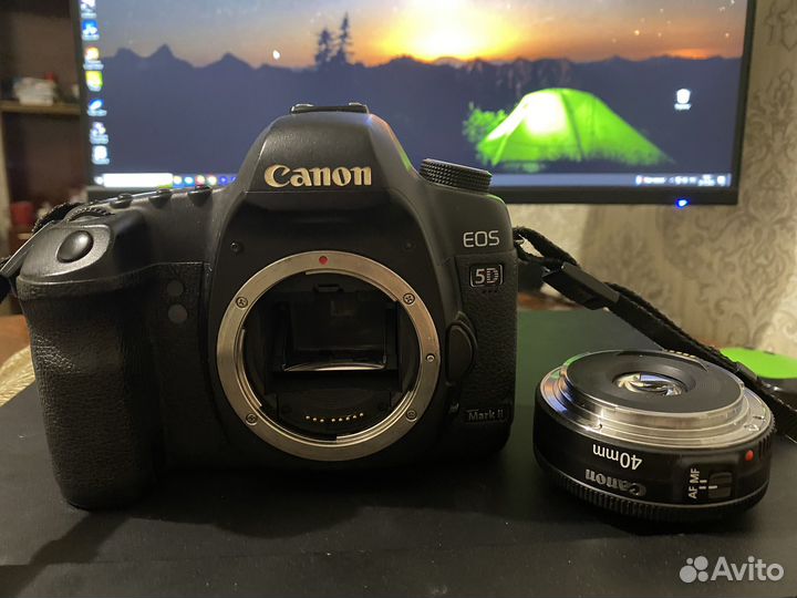 Фотоаппарат canon 5d mark ii + canon 40 mm 2.8