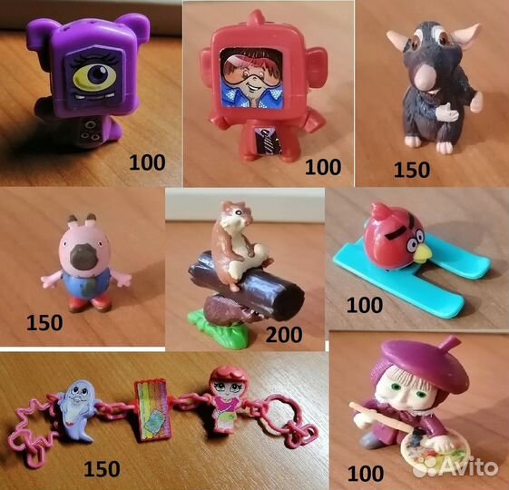 Игрушки из киндера