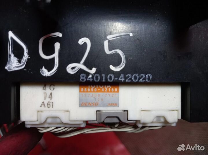 Блок управления климат-контролем toyota RAV4 ACA