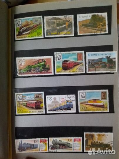 Альбомы 2 шт. с почтовыми марками