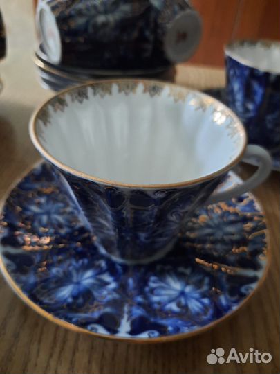 Чайный сервиз лфз СССР 24 предмета