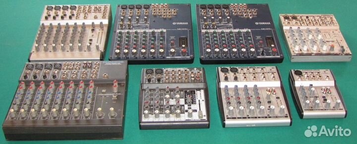 Микшерные пульты Yamaha Behringer Alto Mackie Kase