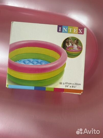 Детский надувной бассейн новый