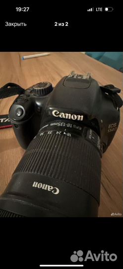 Фотоаппарат canon 550d с обеетивом 18-135
