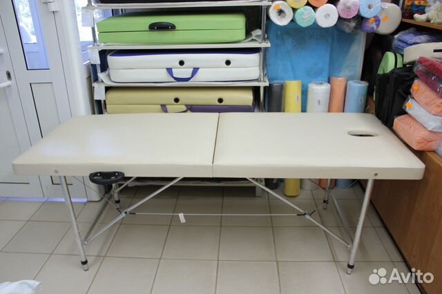 Массажный стол с регулируемой высотой