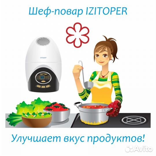 Анионный озонатор премиум-класса izitoper