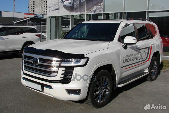 Дефлектор капота Toyota Land Cruiser 300, 2021