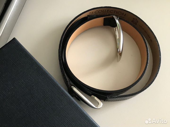 Ремень кожаный TJ collection