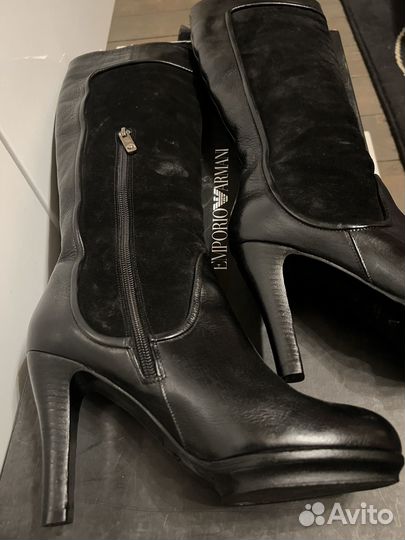 Сапоги женские зимние Emporio Armani