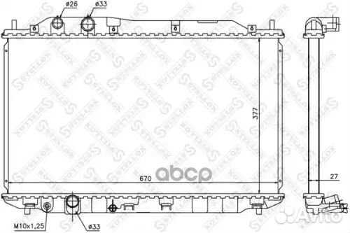 Радиатор Honda Civic 1.6-1.8i 05 АКПП Honda Civic