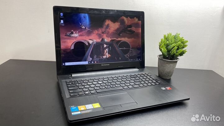 Мощный ноутбук Lenovo A4-6210/SSD256/6GB