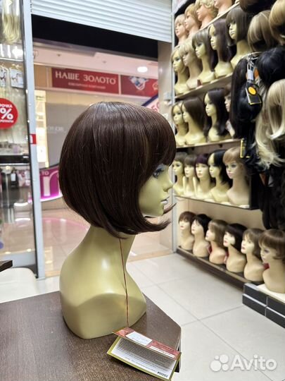 Парик каре из натуральных волос