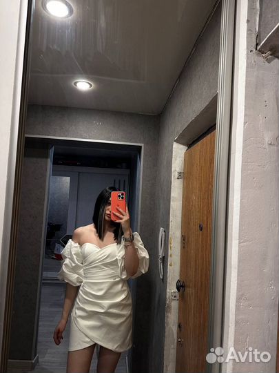 Свадебное коктельное платье xs