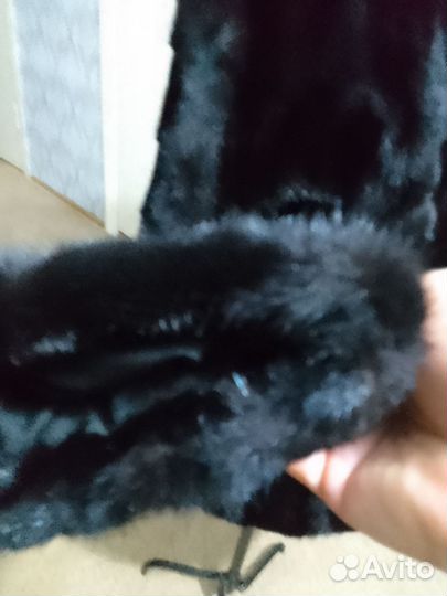 Шуба норковая с капюшоном 52 54 56размер