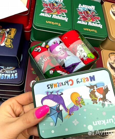 Носки женские с принтом