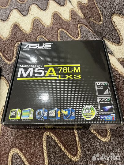 Материнская плата с процессором asus m5a78l-m lx3