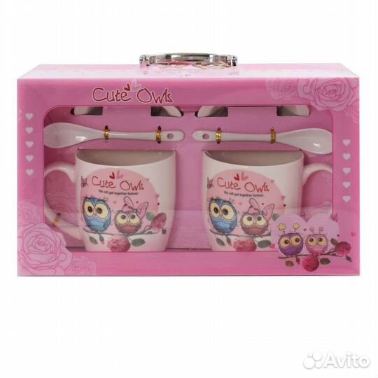 Фарфоровый чайный набор из 2 шт