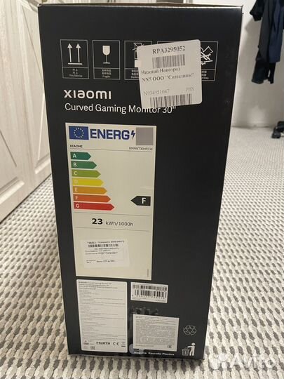 Монитор Xiaomi Redmi Curved Display 30