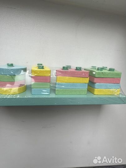 Развивающий деревянный сортер