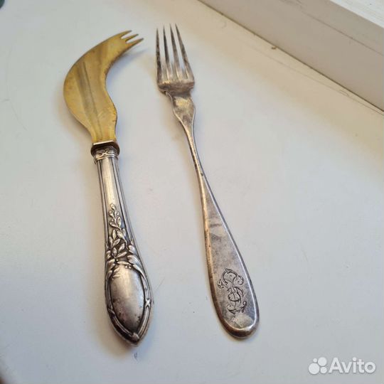 Царские серебряные приборы 84 пробы Морозов