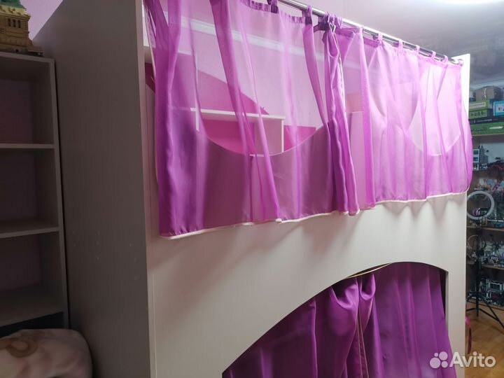 Детская двухярусная кровать бу