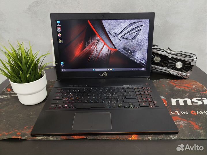 Монстр Asus Zephyrus M GTX1070 i7-8750H 144Hz