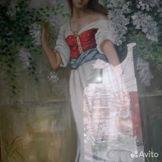 Картина маслом на холсте большая абстракция