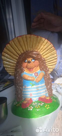 Садовая фигура Ежиха