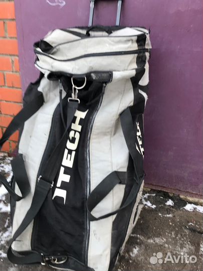 Хоккейная сумка баул на колесах