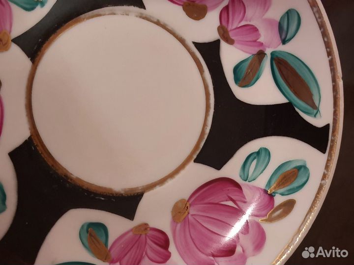 Блюдца фарфоровые Вербилки (3 шт)