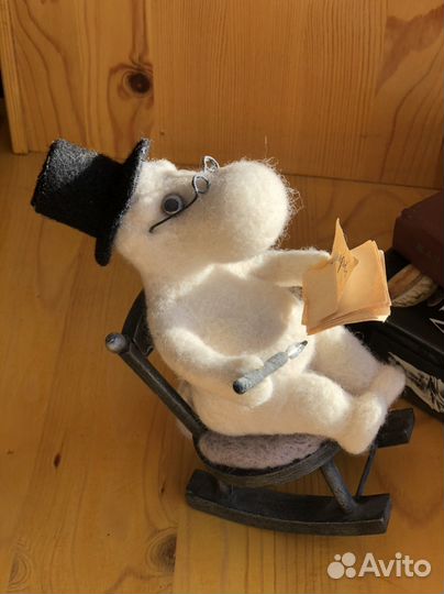 Муми тролль /Мумми папа Игрушка из войлока