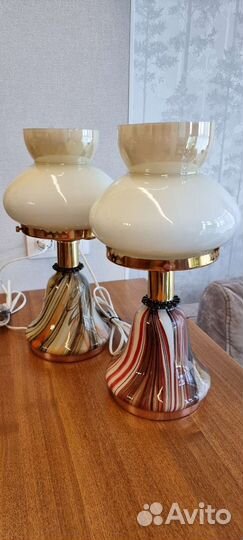 Настольная лампа под керосинку СССР